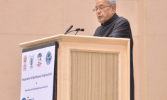 Shri Pranab Mukherjee, the Honorable President of India, opened the World Congress on Agroforestry on 10 February 2014. Photo by Ram Singh/ICRAF